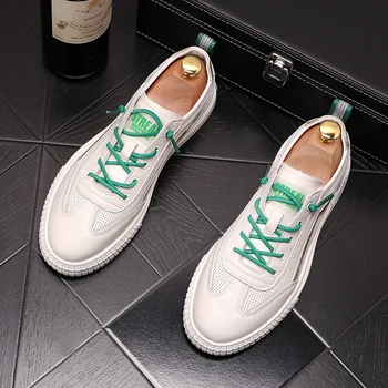 

Breathable Men's Shoes Fashion Sports Casual Shoes White Shoes All-match Men's Feet One Pedal Shoes zapatos de hombre loafers