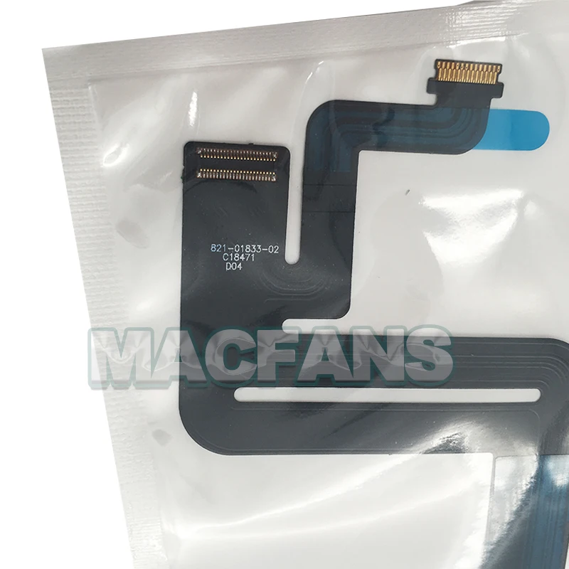 Original A1932 Trackpad for Macbook Air 13&ldquo; A1932 Touchpad With Flex Cable 821-01833-02 Gray/Gold Replacement