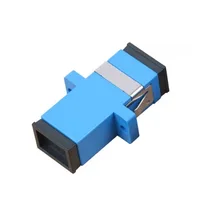 (Ready Stock) 100Pcs SC UPC Connector Fiber Optic Adapter Simplex Single-mode Fiber Coupler