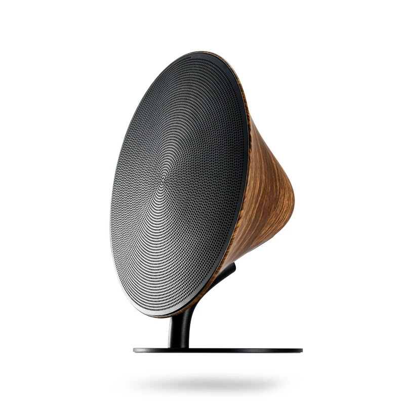 Bluetooth 4,2 аудио Настольный стерео Bluetooth динамик NFCcreative Home Hound Box сенсорный ключ дизайн встроенный аккумулятор remax sd-карта - Цвет: Black