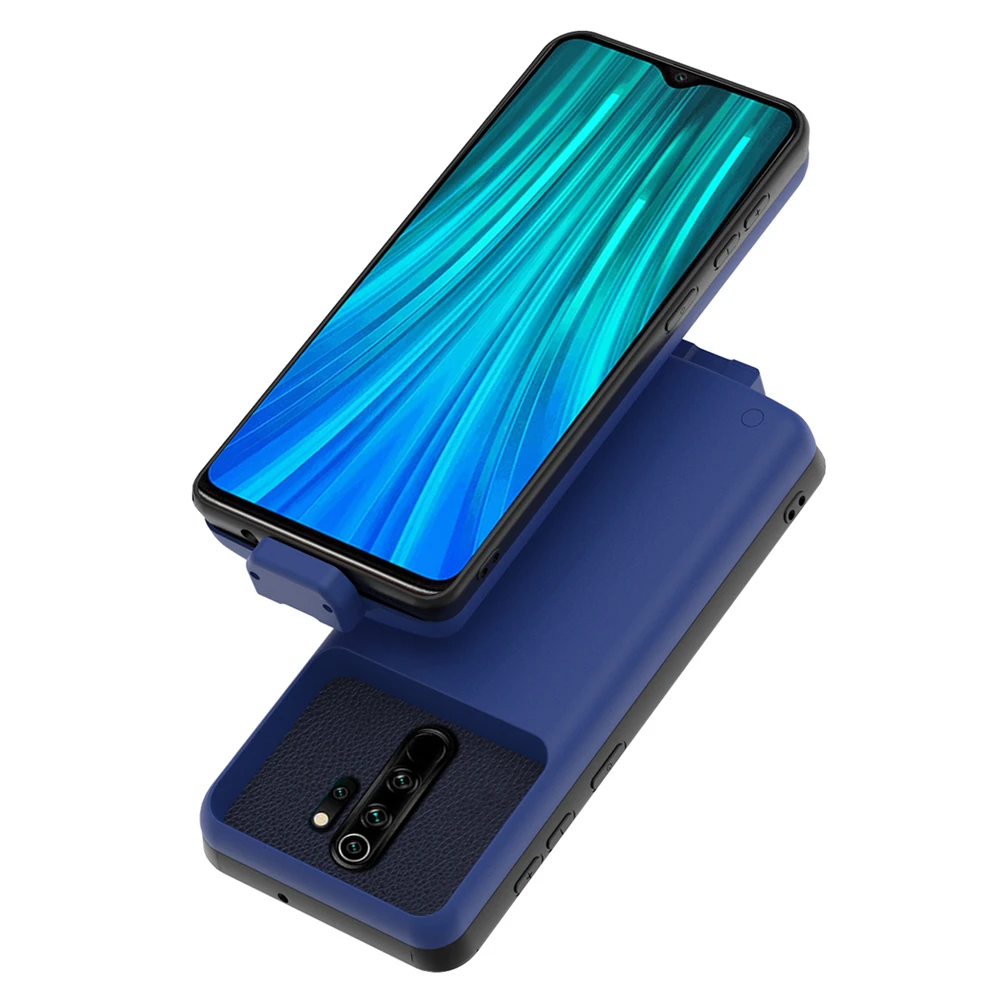 7000 мАч Внешний внешний аккумулятор чехол для Redmi Note 8 Pro Чехол для зарядного устройства для Xiaomi Redmi Note 8 чехол для резервного аккумулятора