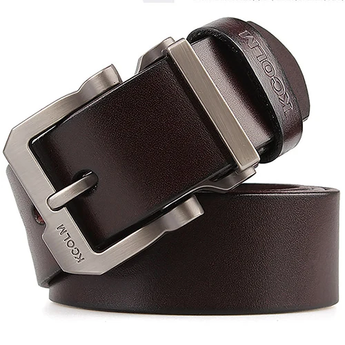 3858B2Brown men's belts genuine leather belt men brown waist belt men leather man belts designer/fashion/casual cinto couro masculino 3858 - Цвет: 3858B2Brown