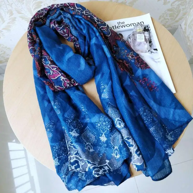 Испанский модный весенний и осенний шарф, подарок на день рождения шаль(2 - Цвет: 11