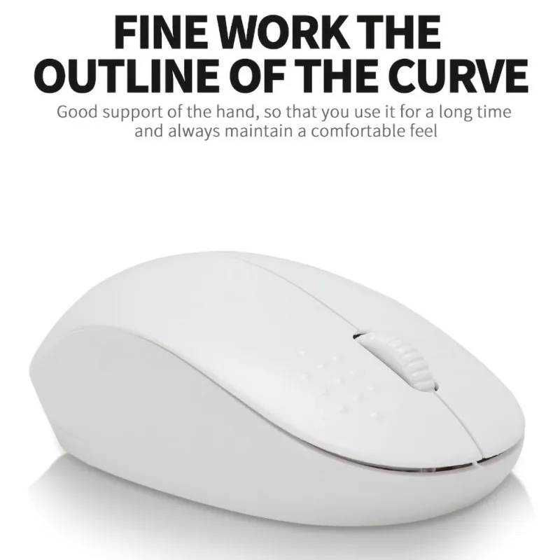 Portable Wireless 1600 DPI USB Optical Wireless Computer Mouse 2.4G Receiver Super Slim Mouse For PC Laptop