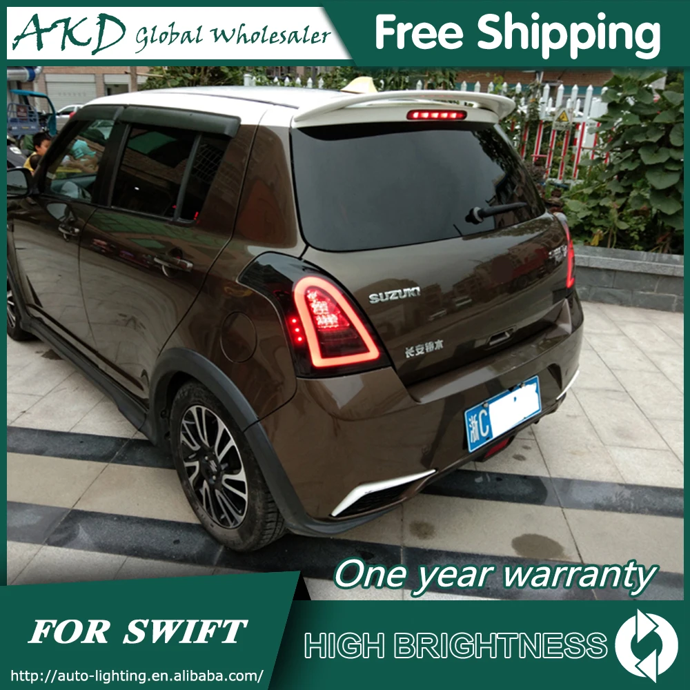 Задний фонарь для автомобиля Suzuki Swift 2004- Swift Задний светильник s светодиодный противотуманный светильник s DRL Дневной ходовой светильник тюнинг автомобильные аксессуары