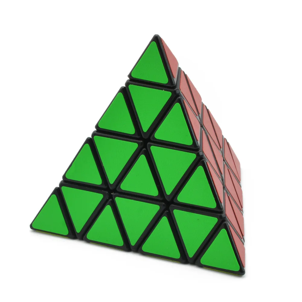 LeFun 4x4x4 9,5 см профессиональные кубики скорости Magicco кубики Neo Cube Cubo Магическая наклейка взрослые игрушки-головоломки против стресса для детей - Цвет: Black