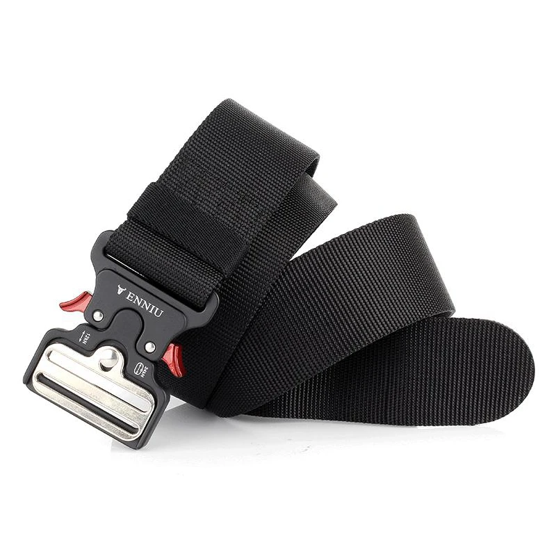 Günstige 5,0 CM Breit Tactical Nylon Gürtel Multi zweck Cobra Schnallen Armee Gürtel Männer der Bewaffneten Militärische Ausbildung Hohe Qualität taille Gürtel