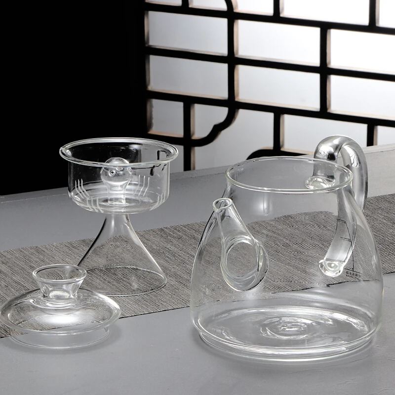 Большой емкости стеклянный чайник для заварки чайная посуда стеклянный паровой чайник газовая плита использует стеклянный горшок