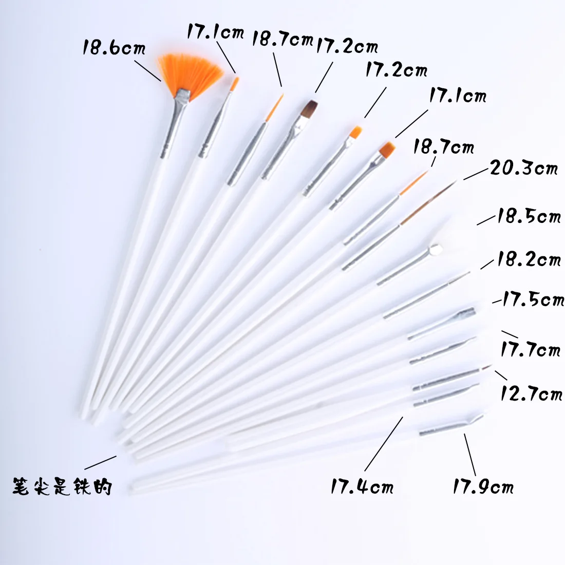 15pcs/set Cake Brushes Fondant Decorating Tools Painting Brush Sugarcraft Baking Pastry Tools Kitchen Accessories Pen K711