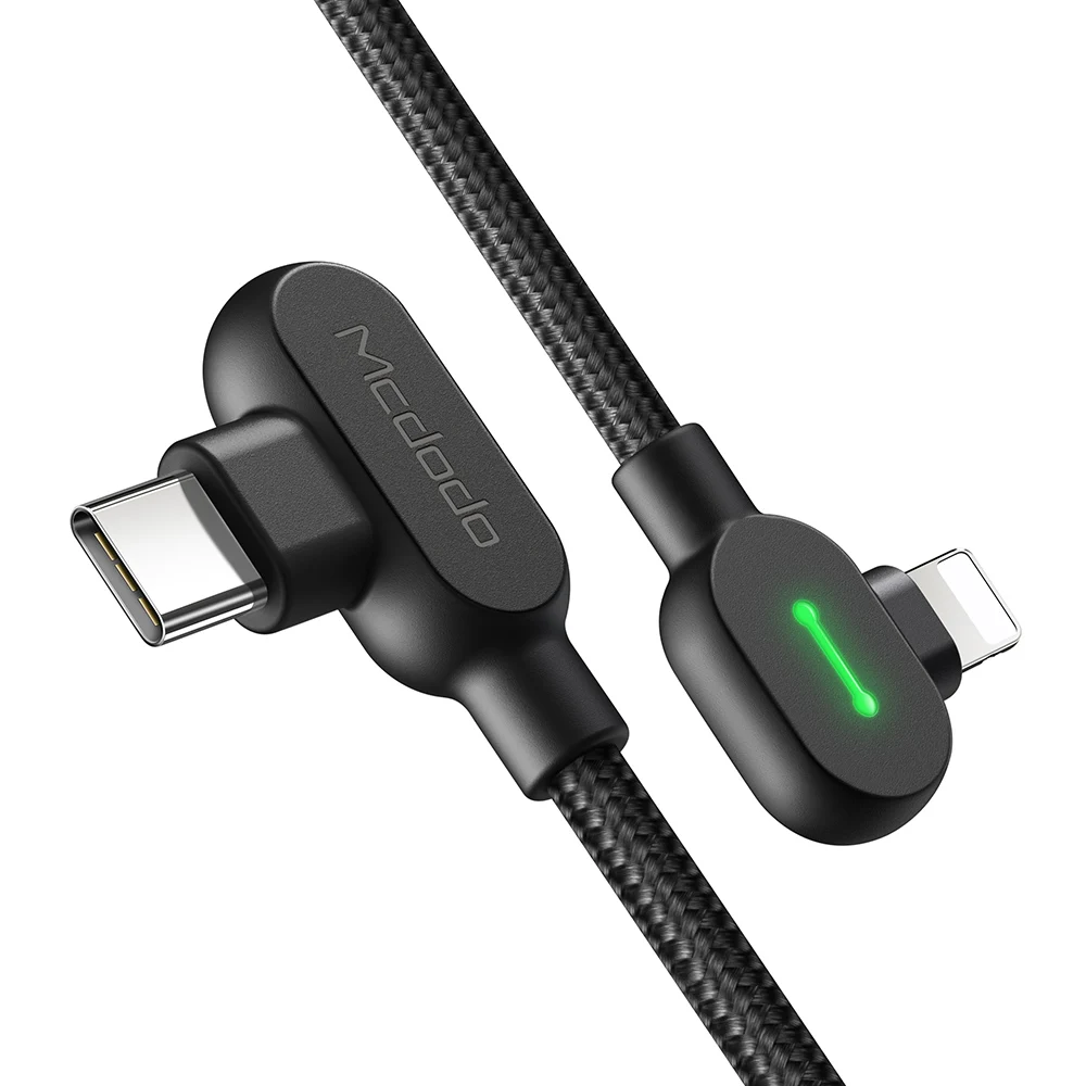 Black Mcdodo USB-C PD кабель для быстрой зарядки type C для Lightning 36 Вт 3 а зарядное устройство USB C для iPhone XR XS Max 8 PD ISO 13 Кабель - Цвет: Black