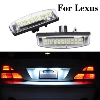 

2 Pcs Canbus LED Car License Plate Light Lamp For Lexus Is200/Is300 Gs300/Gs430/Gs400 Ls430 Es300/Es330 Rx300/Rx330/Rx350 LX570