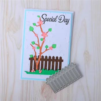 

DiyArts Fence Metal Cutting Dies Craft Stencil Punching Templates Diy Scrapbooking Tree Branch Card Making Embossing Dies