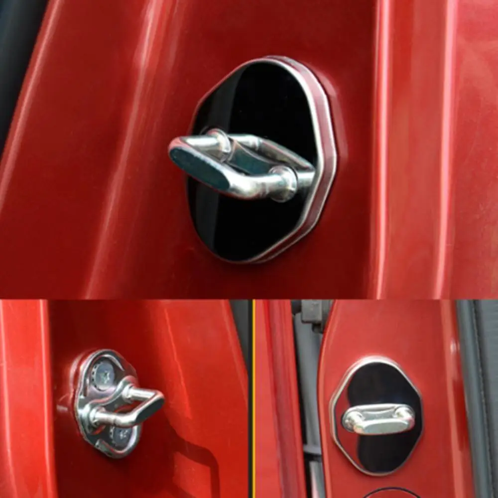 

Door Lock Cover Car Styling DIY Car Sticker Case For Honda Accord Toyota Voxy CHR Mazda Daihatsu Accessories Car-Styling