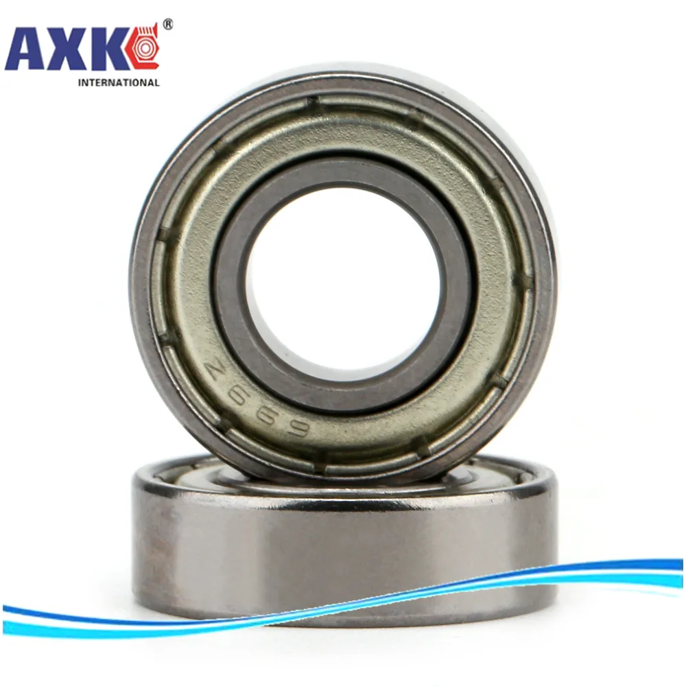 50 шт. тонкие стены глубокий шаровой подшипник 697ZZ 7*17*5 мм
