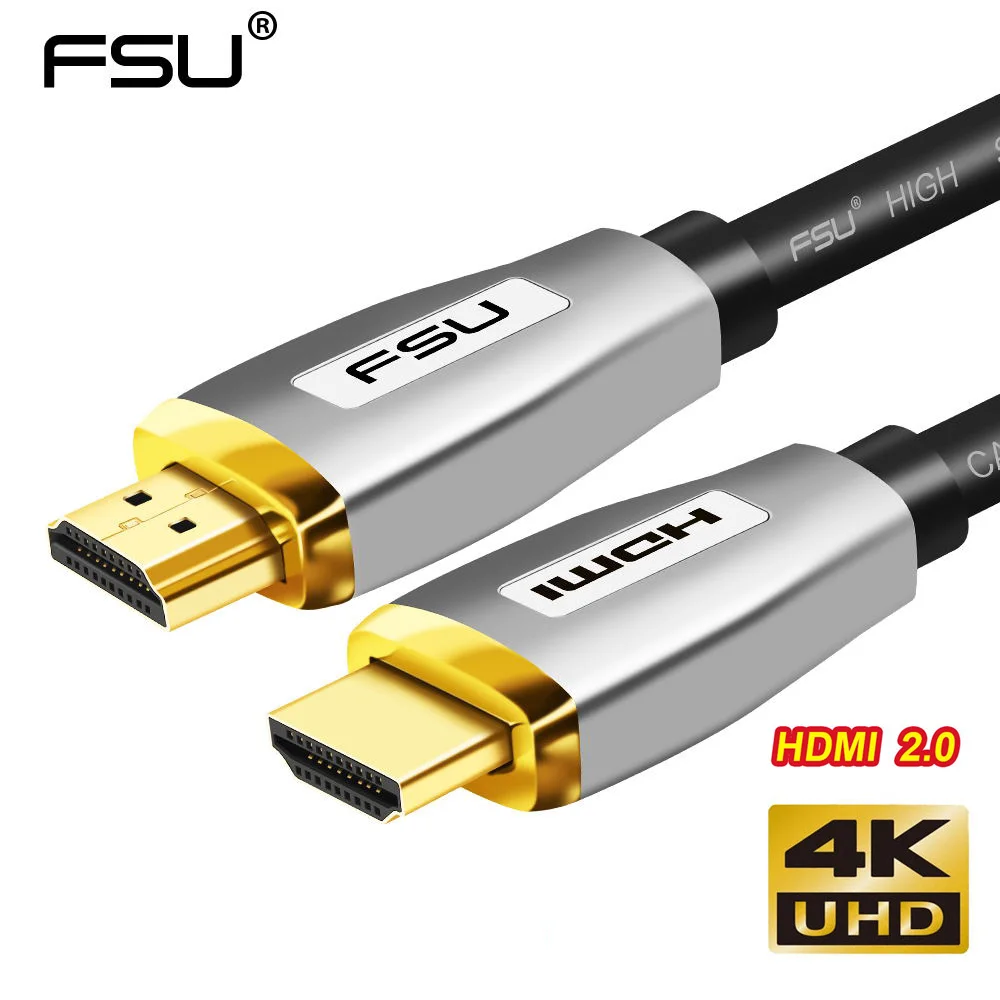 

FSU HDMI 2.0 Cable 1080P 4K 3D HDMI to HDMI Connector Adapter for PC HDTV Projector HDMI Switcher Splitter ps3/4 0.5m 1m 2m 3m