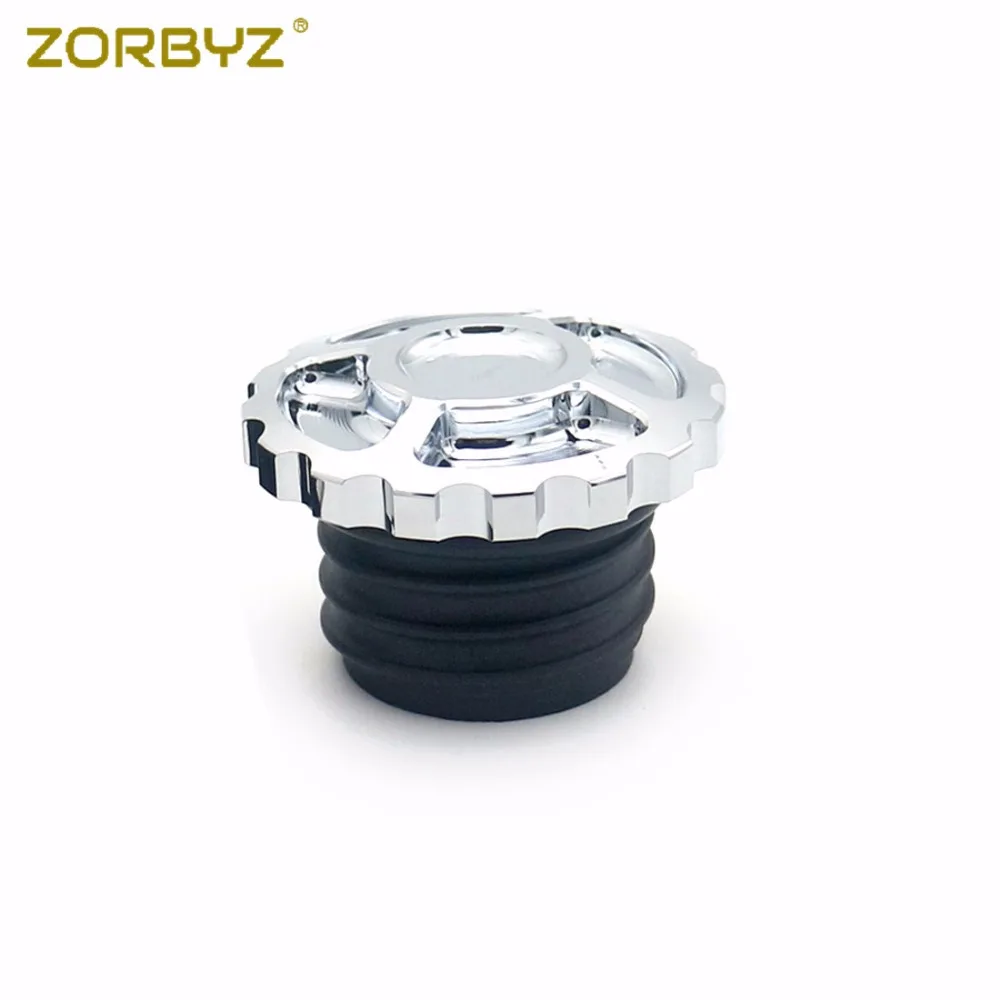 ZORBYZ хромированная крышка газового бака с ЧПУ кромка для Harley Sportster Road King Softail
