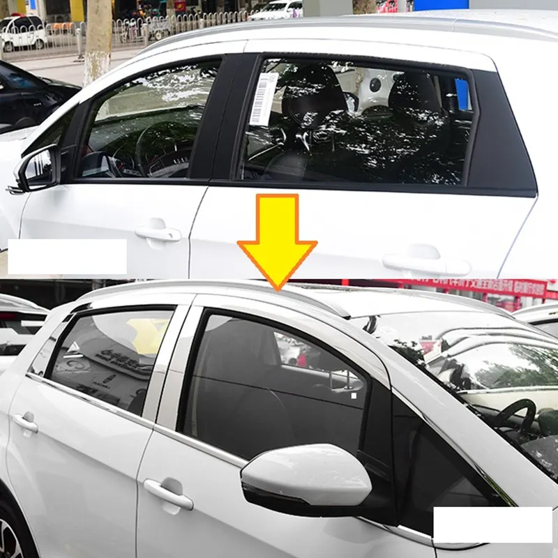 Для Geely Emgrand X3, GX3, автомобиля окна яркая рамка стикер