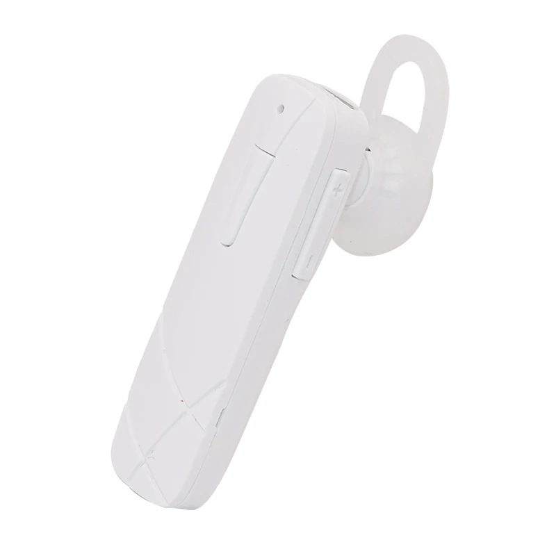 Bluetooth наушники стерео мини универсальные наушники с микрофоном Handfree Earhook гарнитура для iOS Android - Цвет: Белый
