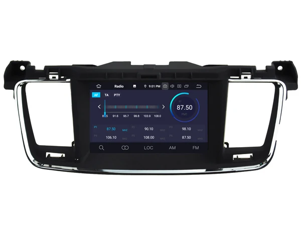 Sale RUISO 4g+64g 8-Core Car DVD Player Android 9.0 for PEUGEOT 508 car multimedia auto stereo 1080P gps wifi dvr dab obd ips 2