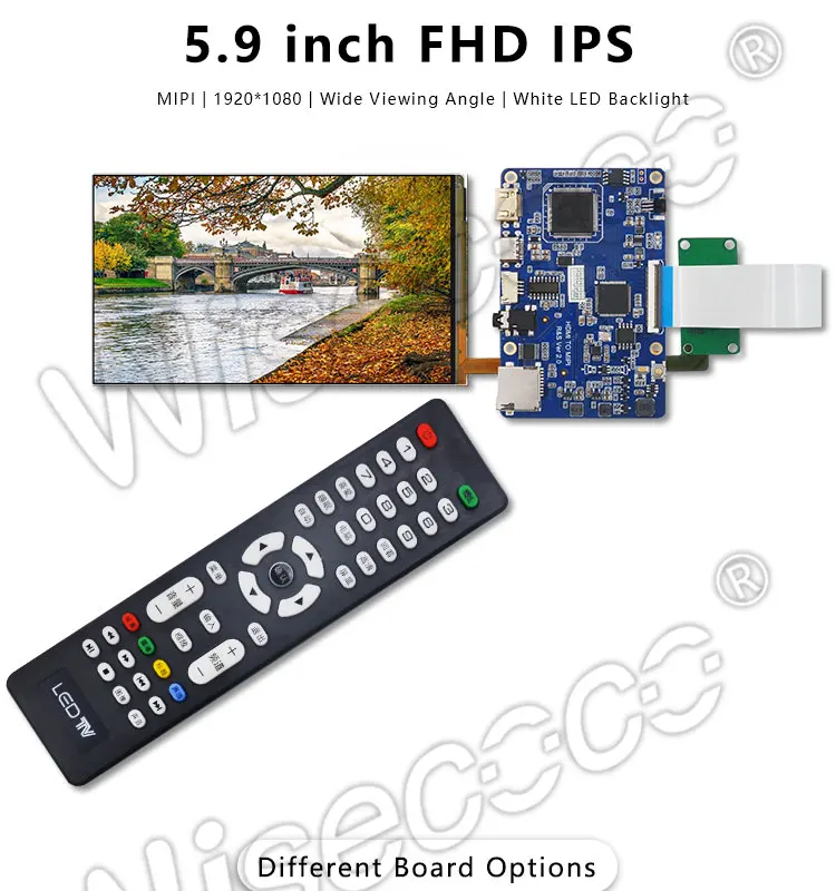 Для мобильного телефона монитор камеры PS3 PS4 дисплей 5,9 дюймов ips 1080p экран дисплей с тип-c mini HDMI плата контроллера