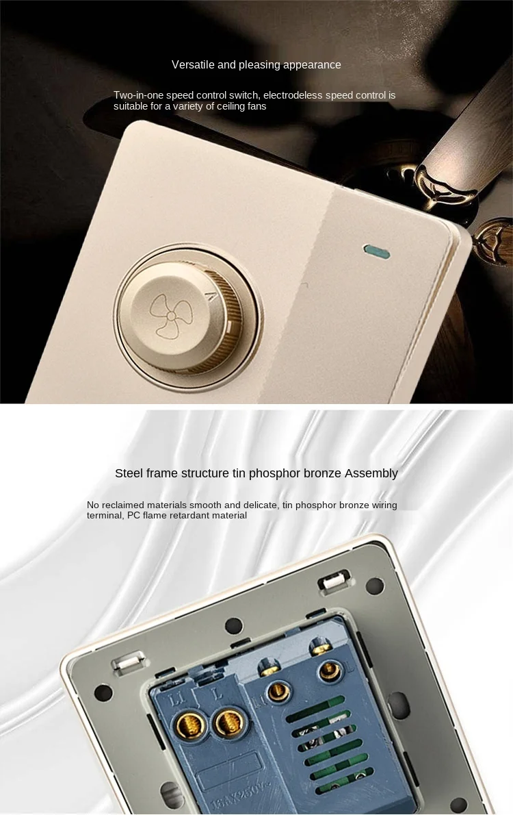 regulador de teto, interruptor de luz com