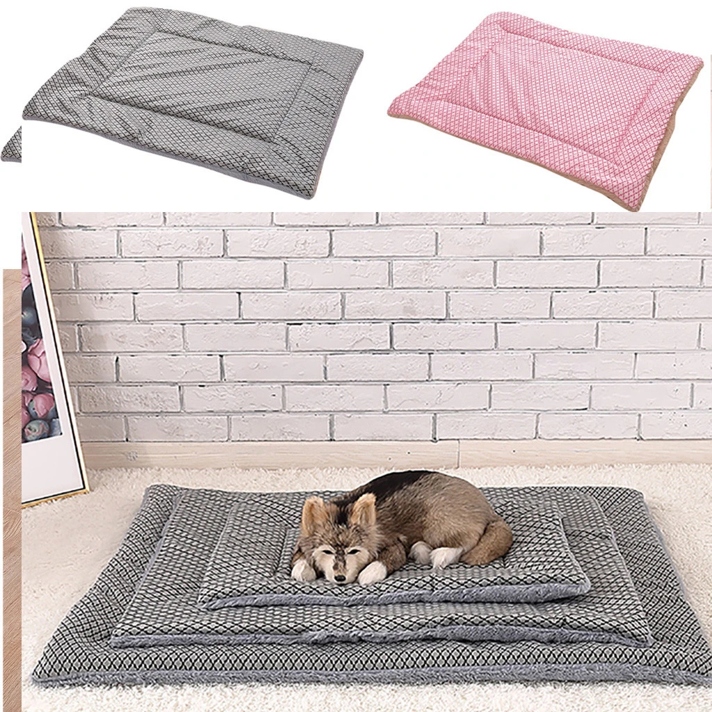 Nouveau Tapis De Lit En Peluche Pour Animaux De Compagnie Court Matelas De Couchage Chaud Petit Moyen Grand Chien Chat Maison Pour Chat Chiot Lit Pour Animaux De Compagnie Chien Lit