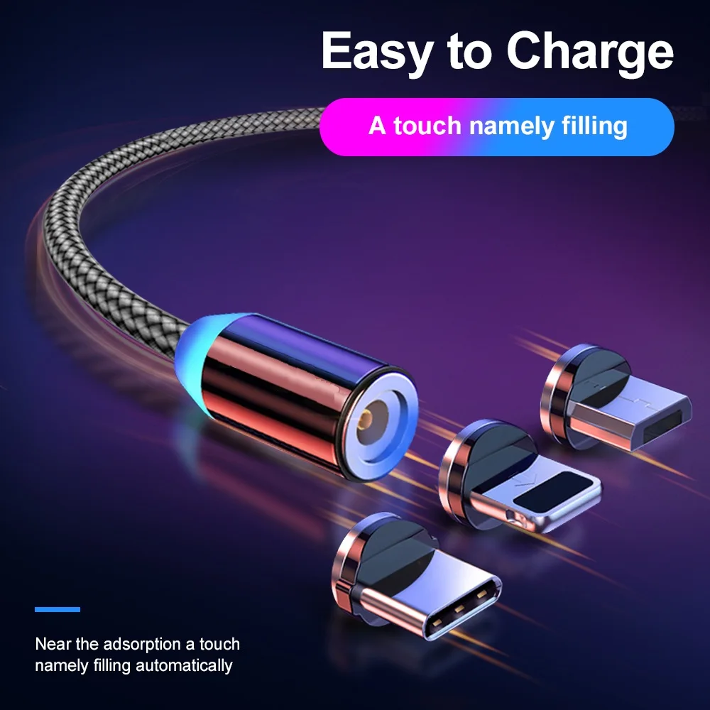 Магнитный USB-кабель iYOuMagnetic кабель USB Type-C для быстрой зарядки магнитное зарядное