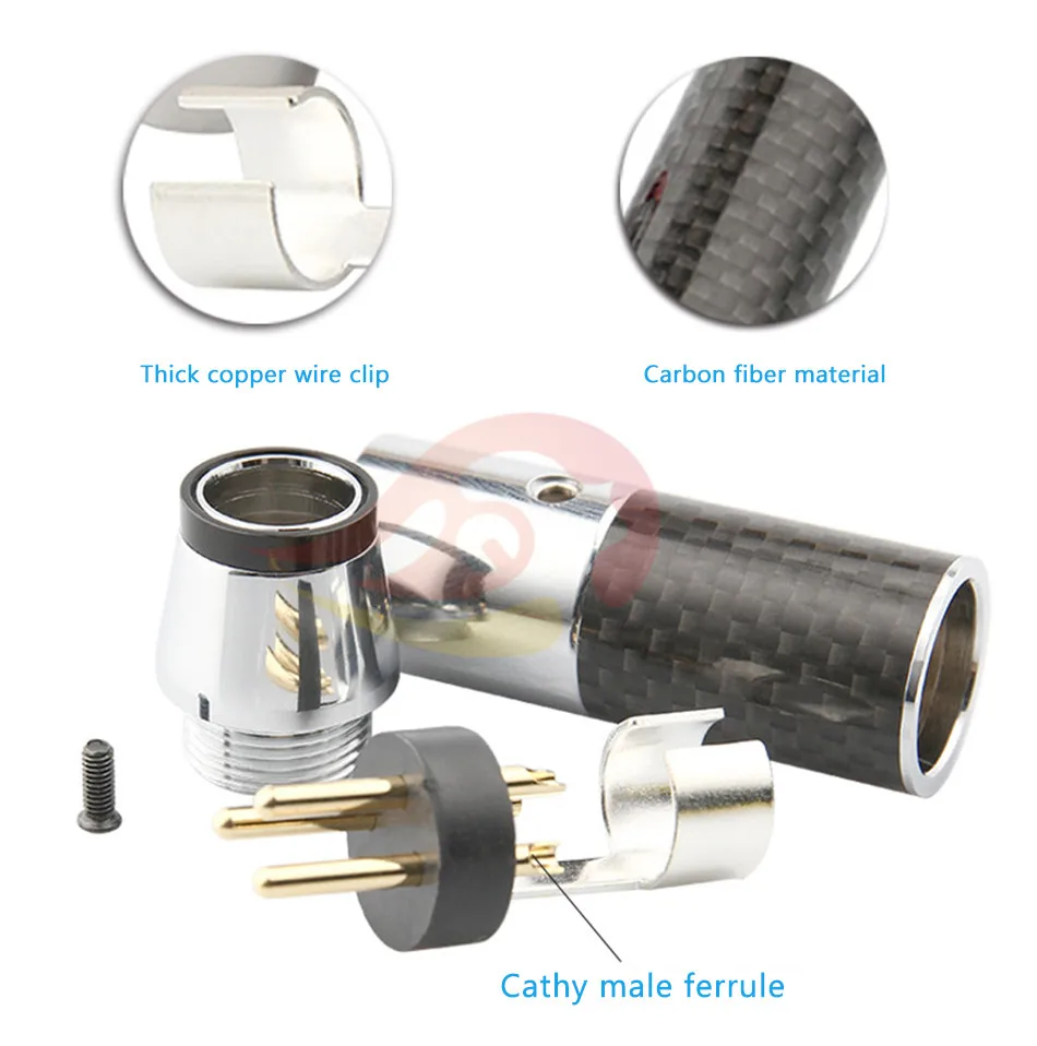 3 Pin XLR разъем мужской/Женский микрофонный разъем для кабеля микрофона Электрический адаптер аудио кабель черно-красное углеродное волокно