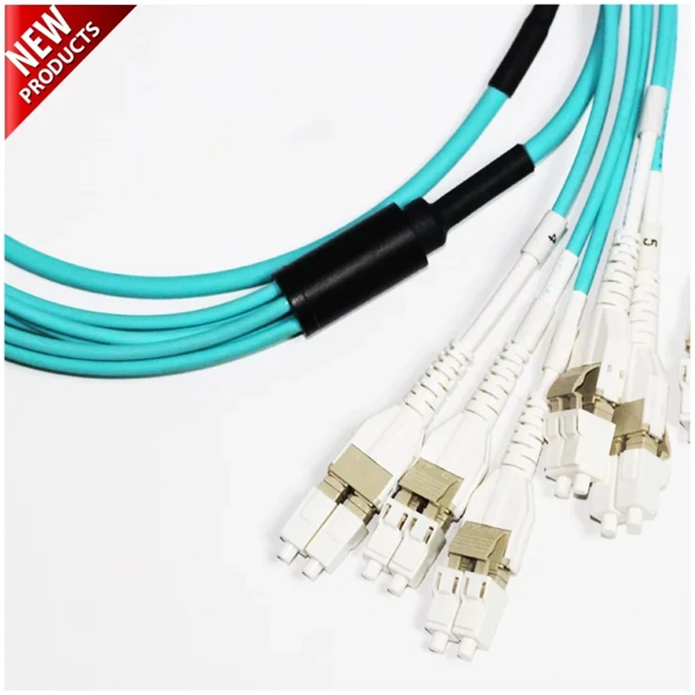 12 core MPO patchcord OM3 женский MTP-6DLC 1 3 5 10 15 м волокно breakout MTP Тип B 12 core OM3 ftth джемпер оптический патч-провод ELINK