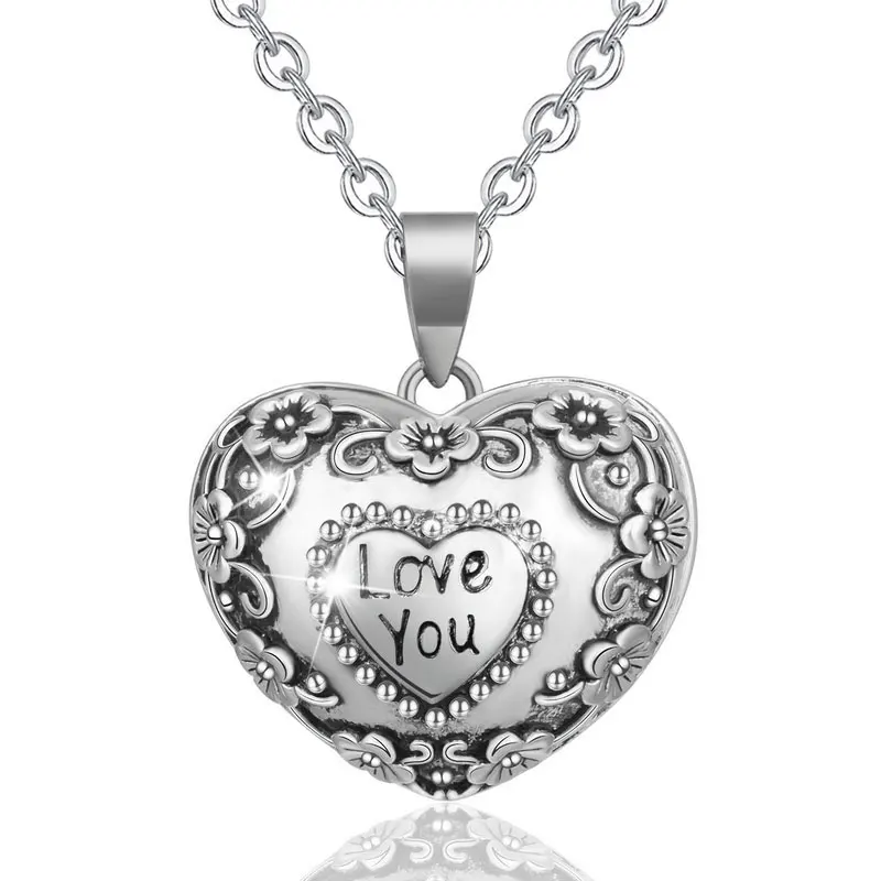 Eudora 1 pc colorful Harmony bola ball Pendant Necklace with Link Chain Pregnancy Ball Jewelry Chime Bola women Jewelry Mom Gift 2
