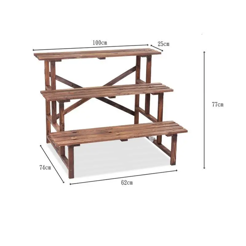 Etagere Pour Plante сад деревянные полки для Repisa Para Plantas Rak Bunga открытый стенд Dekoration балкон Цветочная полка для растений - Цвет: Version A