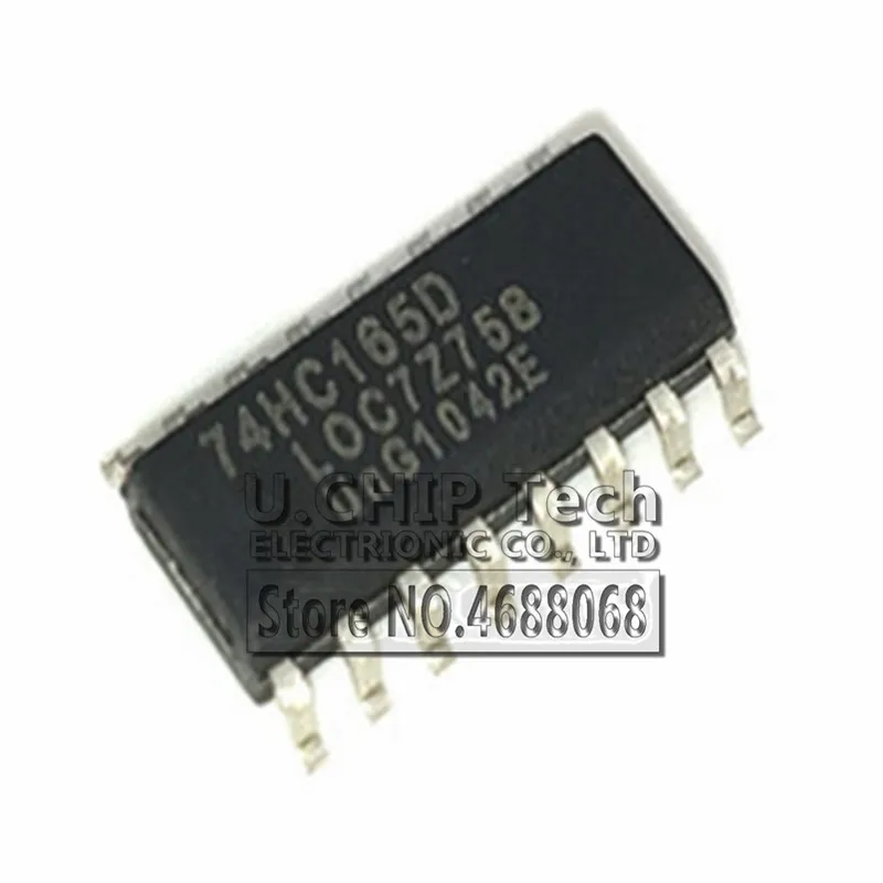 100 шт./лот 74HC165D 74HC165 SN74HC165DR Logic IC лапками углублением SOP-16