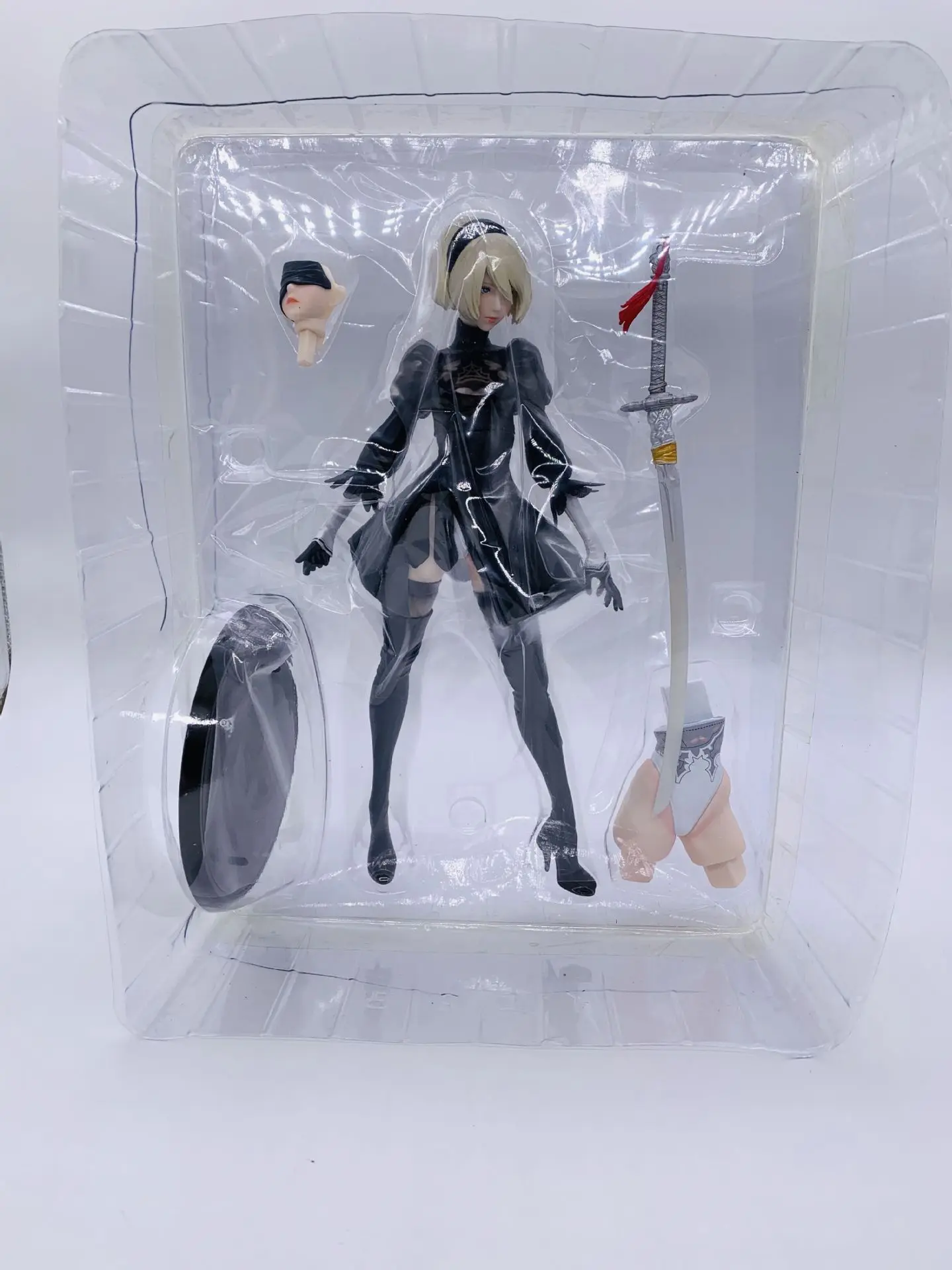 Anime Game NieR: Automata 2b YoRHa No.2 Type B PVC Action Figure Cartoon Model Collectible Toys Doll lelakaya Dropshipping 30CM