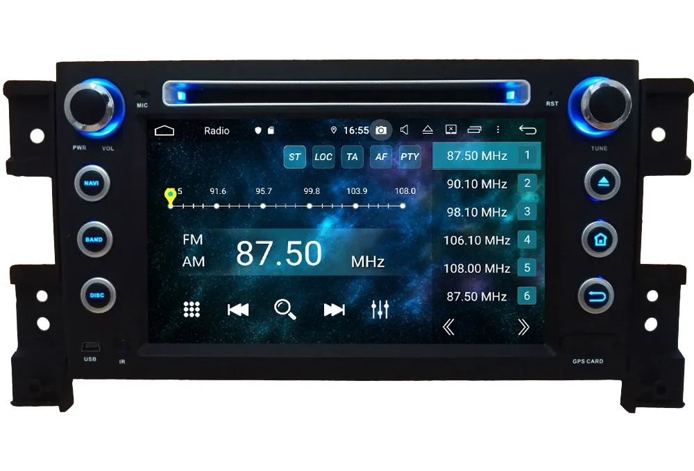 Klyde 4G wifi Android 9,0 Восьмиядерный 4 Гб ОЗУ 64 Гб ПЗУ DSP BT автомобильный DVD мультимедийный плеер стерео для Suzuki Grand Vitara 2005-2013