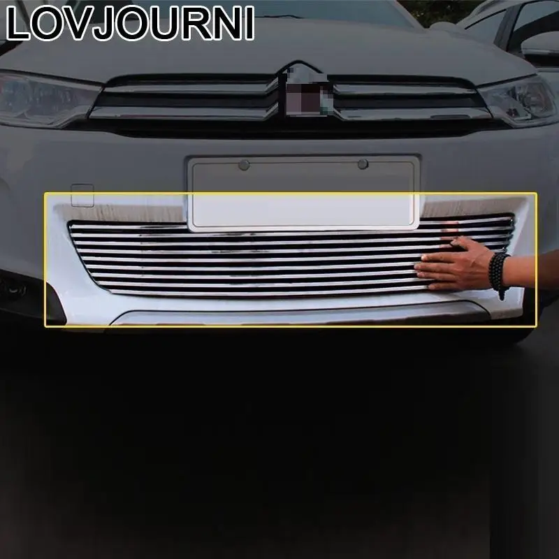 

Car Grille Outlet Air Conditioner Exterior Auto Automovil Chromium Sticker Strip Accessories Accessory Trim 15 FOR Citroen C3-XR