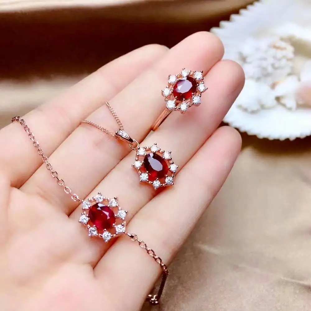 Женское кольцо с кулоном SHILOVEM настоящее 925 пробы Серебряное в виде голубя крови