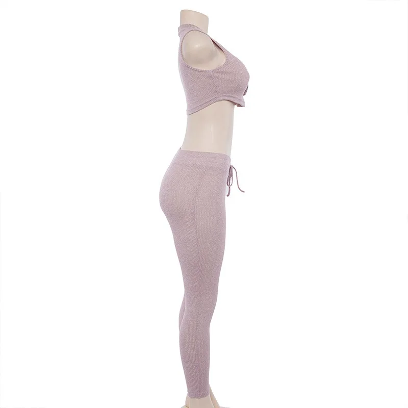 На Шнурке серый винно-красный Йога набор с высоким воротником бюстгальтер эластичные колготки брюки Спортивный комплект Женская одежда для фитнеса бесшовный Рабочий костюм