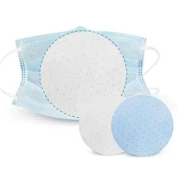 

100pcs/Lot PM2.5 Non-woven fabric Filter paper 3 Layer Anti Haze mouth Mask anti dust mask Filter paper Health Care