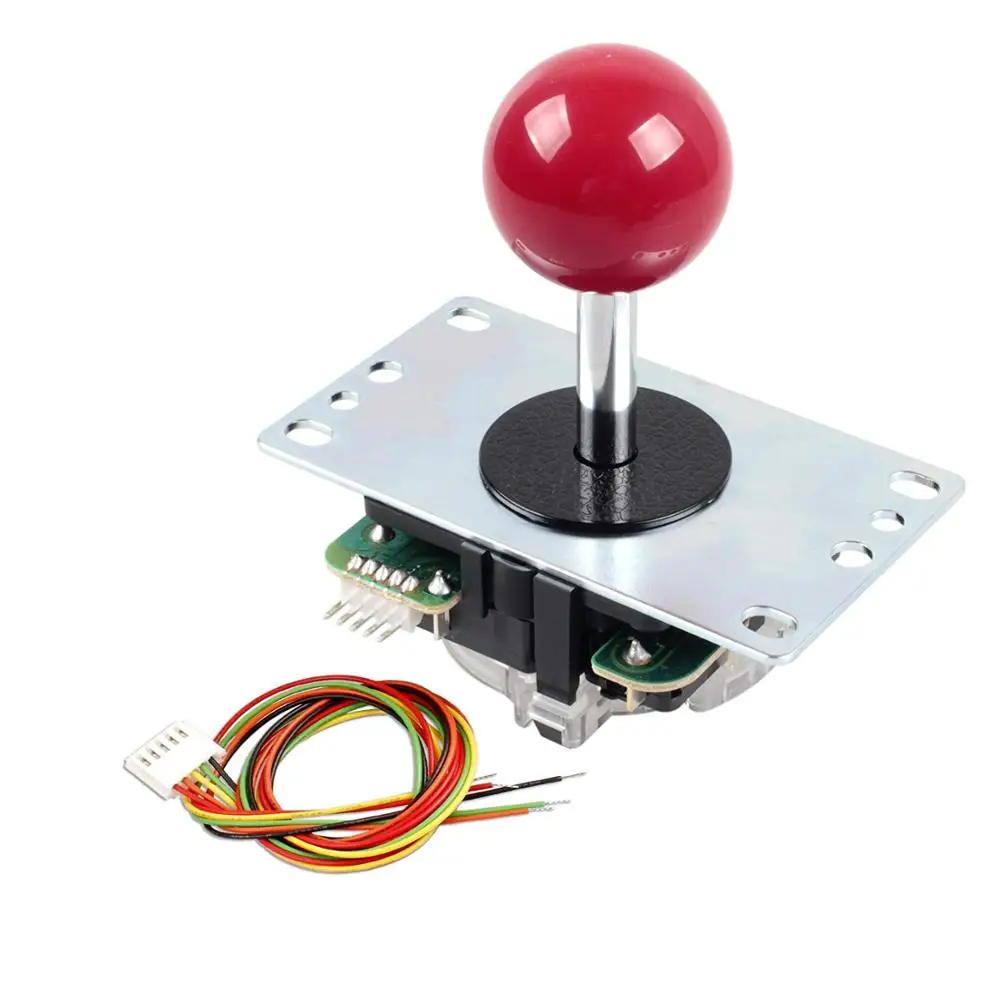 Samwa JLF-TP-8YT bola roja de la manija Улучшенный аркадный джойстик+ Sanwa GT-Y восьмиугольный пуэта para аркадный джойстик juegos Mame