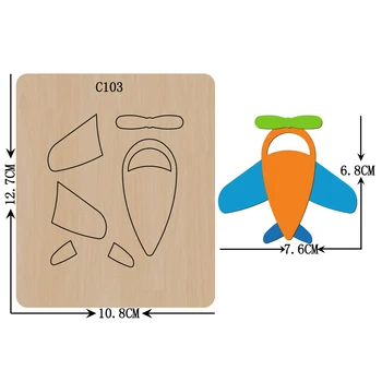 

New aircraft Wooden die Scrapbooking C-103 Cutting Dies