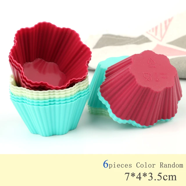 Silicone Muffin Molds Puddings  Muffin Cup Cake Silicone Mould