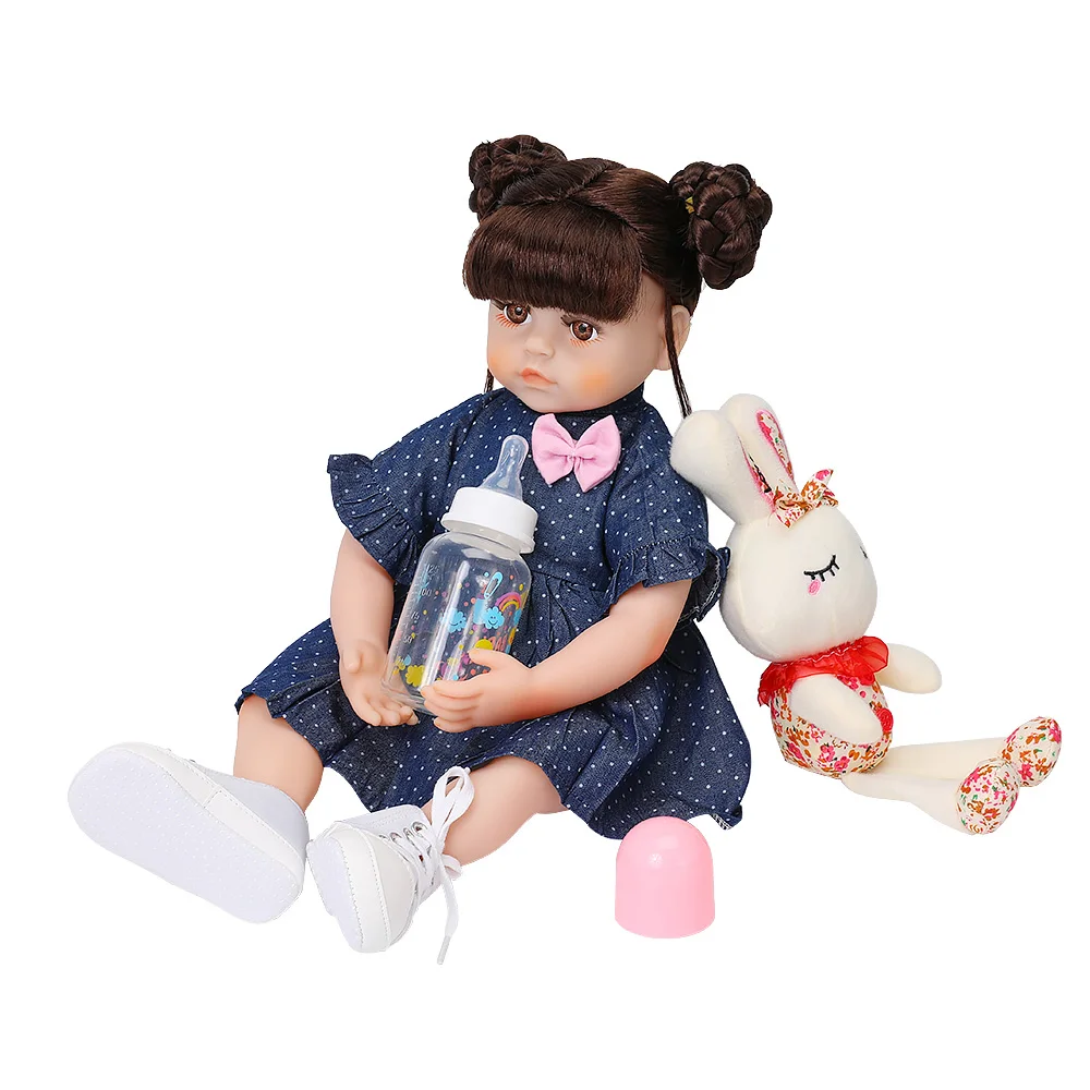Reborn Baby Doll 48 см реалистичные Новорожденные куклы Reborn реалистичные Младенцы ручной работы куклы для малышей забавная игрушка в подарок для детей