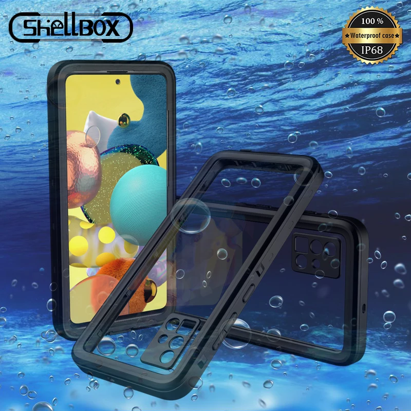Shellbox водонепроницаемый чехол для телефона Samsung Galaxy A51 противоударный дайвинга на