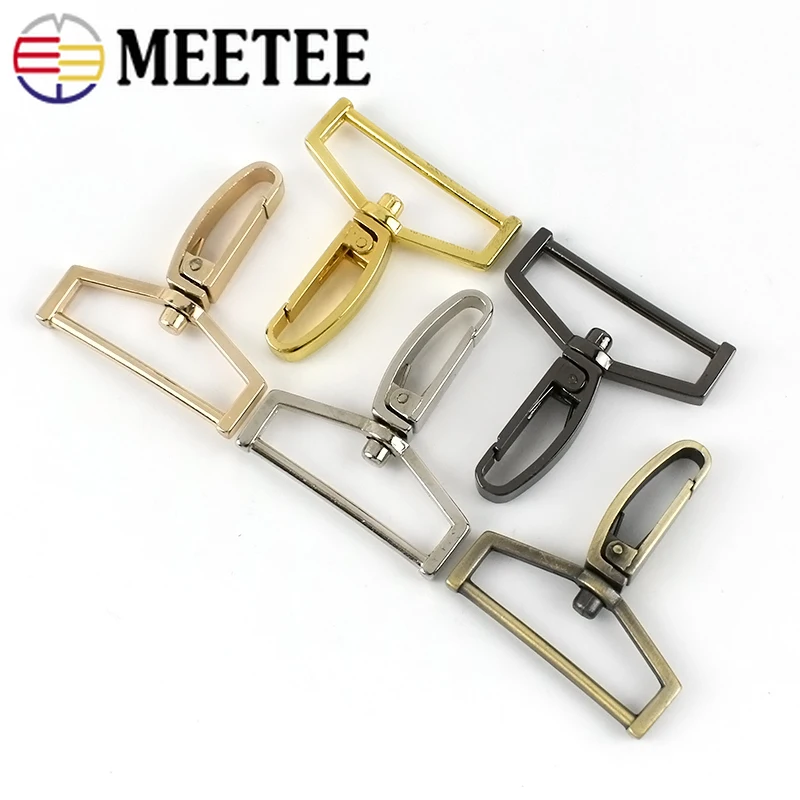 Meetee 38mm Plating Metal Bags Clasps Belts Buckles Handbag Strap Chains Snap Hooks Buckle Bag Hardware Accessories H2-3 | Дом и сад