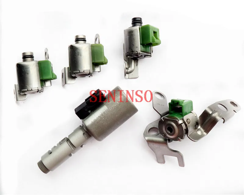 5PCS Original AW8040LE AW8140LE U440E U441E Transmission Solenoid Kit For CHEVY CHEVROLET For TOYOTA YARIS For FORD FIESTA Used