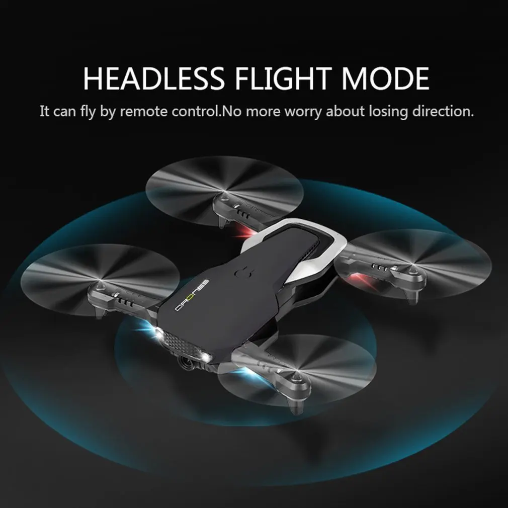 H2 2,4 Ghz 720P складной FPV RC Квадрокоптер беспилотный самолет с режимом удержания высоты Безголовый 3D флип один ключ старт/посадка