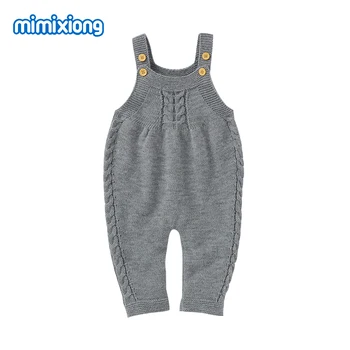 

Baby Rompers Newborn Bebes Sweaters Jumpsuits Pajamas for Infant Boy Girl Sleeveless Overalls One Piece Children Knitted Clothes