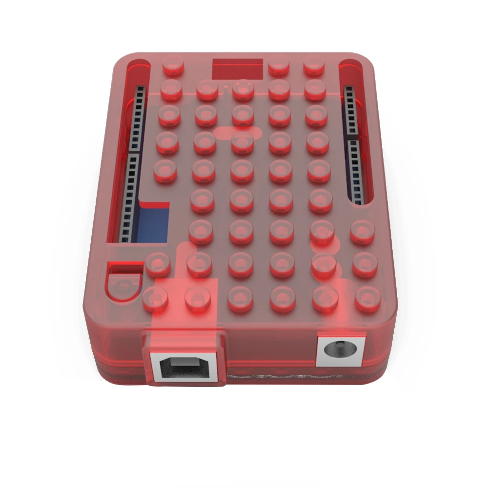 Red Abs защитный чехол для Raspberry Pi Arduino Uno R3 - Цвет: Red