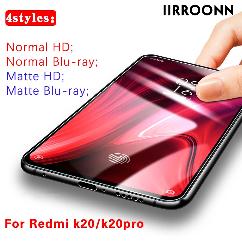4 стиля) 2 шт./лот, матовое закаленное стекло для Xiaomi Redmi K20 pro, Защита экрана для Redmi k20, закаленное стекло с защитой от синего света, светильник
