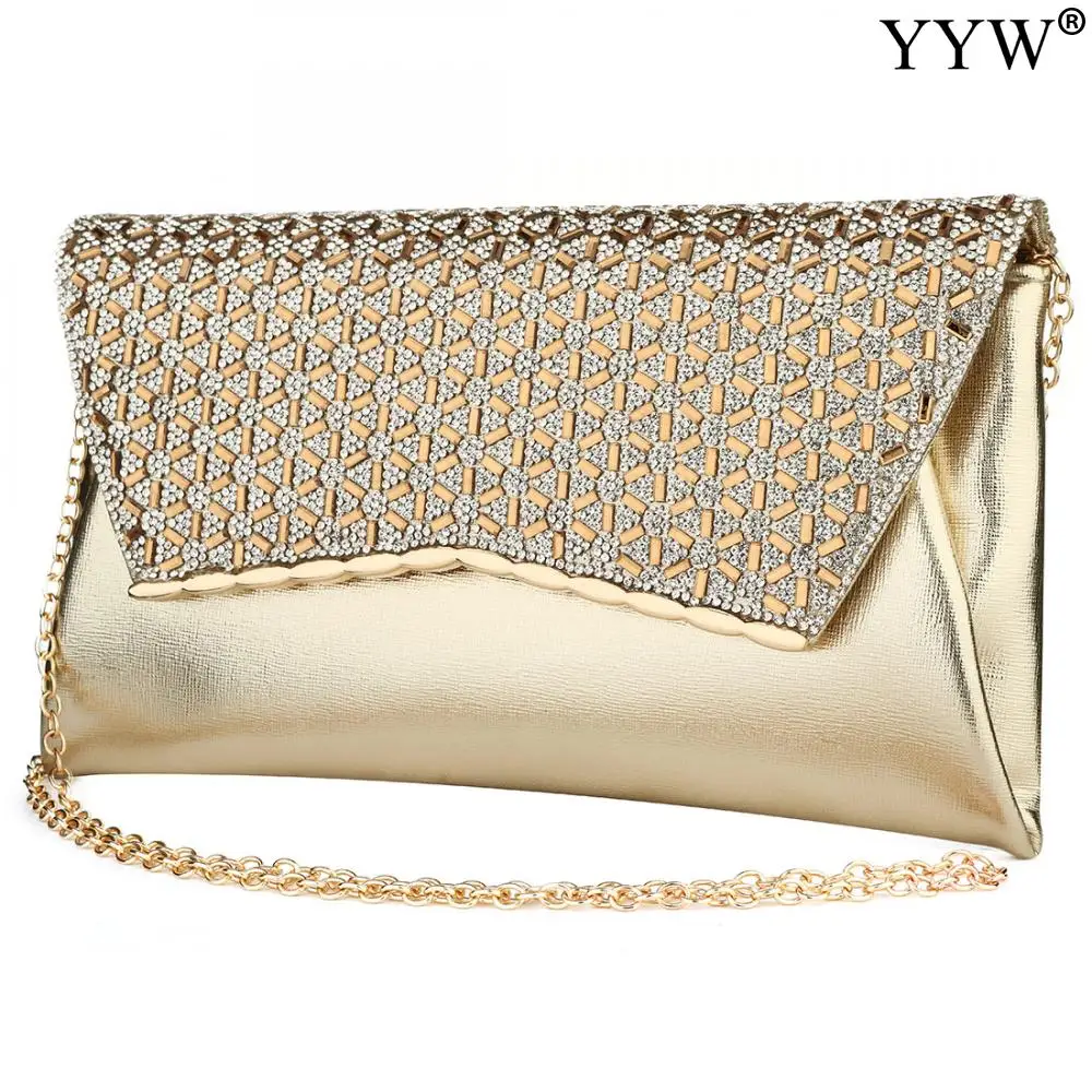 Luxury Leather Women Clutch Bag With Sequined Vintage Evening Bag Exquisite For Ladies Party Wedding Purse Small Wallet Handbag